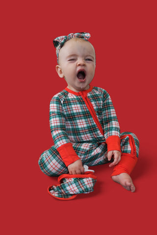 MERRY TARTAN DREAM ROMPER