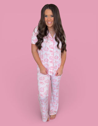 BLUSH BUNNY TOILE WOMEN'S DREAM FLARE SET