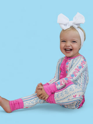 PETITE POSIE DREAM RUFFLE ROMPER