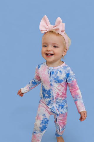COTTON CANDY TIE DYE DREAM ROMPER