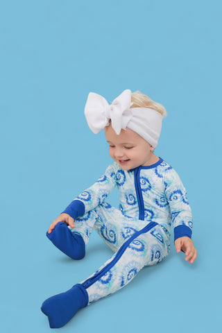 OCEAN WAVES TIE DYE DREAM ROMPER