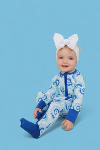 OCEAN WAVES TIE DYE DREAM ROMPER