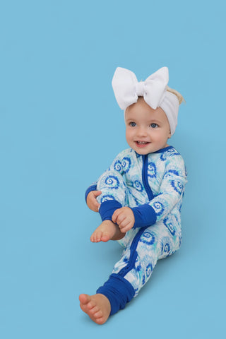 OCEAN WAVES TIE DYE DREAM ROMPER