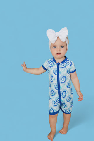 OCEAN WAVES TIE DYE DREAM SHORTIE