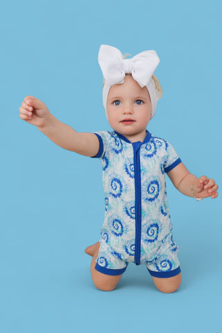 OCEAN WAVES TIE DYE DREAM SHORTIE