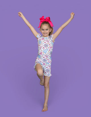 POM POWER DREAM RUFFLE SHORT SET