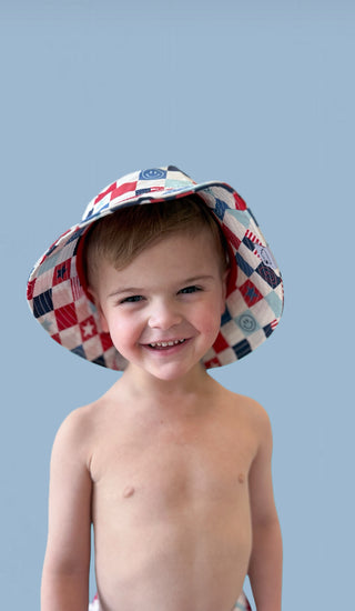 HOME OF THE FREE CHECKERS DREAM BUCKET HAT