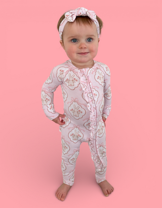 BUNNY BOW BLOSSOMS DREAM RUFFLE ROMPER