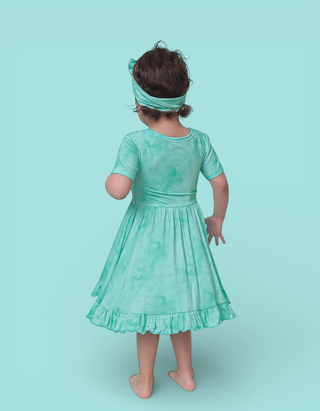 JADE MIST DREAM RUFFLE DRESS