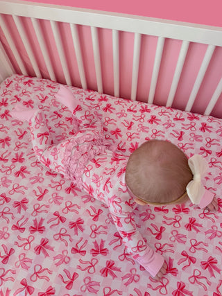 BOW CHECKERED CHARM DREAM RUFFLE ROMPER