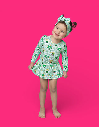 CLOVER & COINS DREAM BODYSUIT DRESS