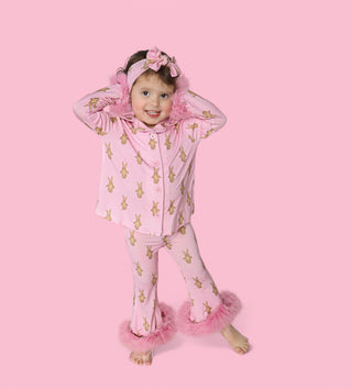 BLUSHIN' BUNNIES GIRL'S FLARE FEATHERED DREAM SET