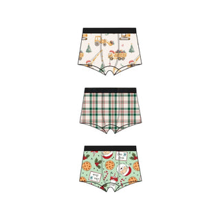 PRE-ORDER JINGLE BELL JOB SITE DREAM BOY'S BOXER BRIEF SET SHIPS 09/17-09/26