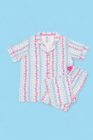 PETITE POSIE SHORT SLEEVE WOMEN’S RELAXED FLARE DREAM SET