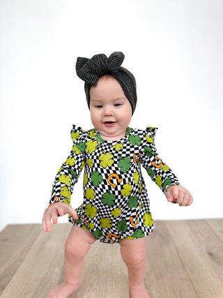 SHAMROCKIN' CHECKS DREAM BUBBLE ROMPER