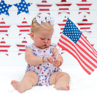 LITTLE MISS USA DREAM BUBBLE ROMPER