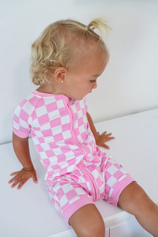 BUBBLEGUM CHECKERS DREAM SHORTIE