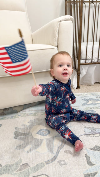 RED, WHITE & BOOM DREAM ROMPER