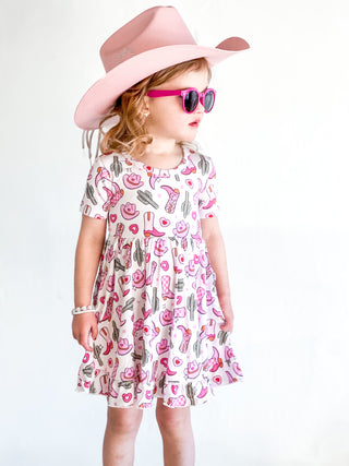 HOWDY VALENTINE EXCLUSIVE DREAM RUFFLE DRESS