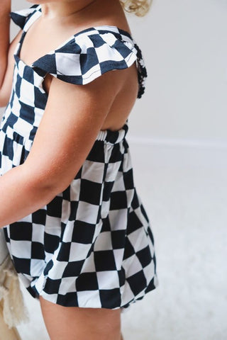 OREO CHECKERS DREAM BUBBLE ROMPER