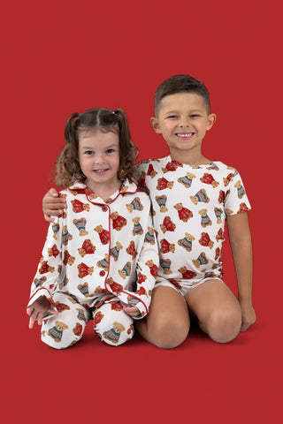 BEAR-Y COZY CHRISTMAS DREAM GIRL'S FLARE SET