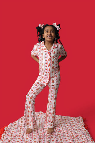 BERRY BEAR BLISS DREAM GIRL'S FLARE SET