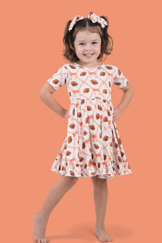 GAME DAY GLAM DREAM RUFFLE DRESS