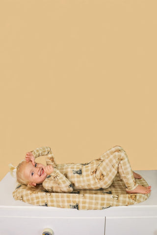 TEDDY CHECK DREAM CHANGING PAD