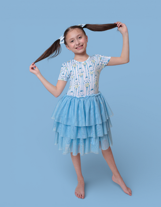HEIRLOOM BLUE BLOOMS DREAM TUTU DRESS