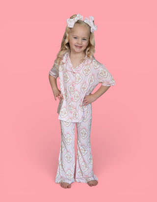 BUNNY BOW BLOSSOMS DREAM GIRL'S FLARE SET