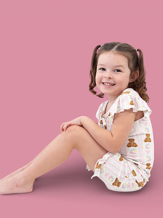 BEAR-Y BLOSSOMS DREAM RUFFLE SHORT SET