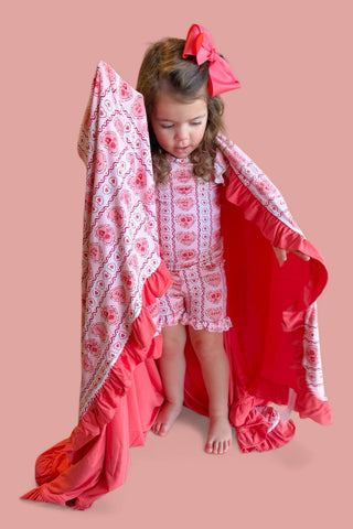 CANDY HEARTS DREAM RUFFLE SHORT SET