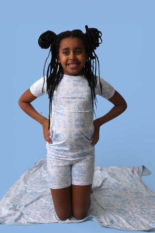 BLUEBELL EASTER TOILE DREAM SHORT SET