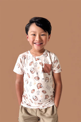 TINY TOUCHDOWN DREAM POCKET TEE