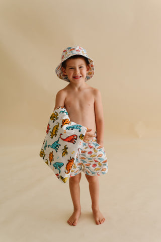 COLOR ME DINO DREAM SWIM TRUNKS