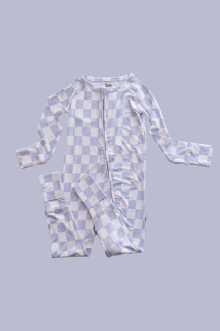 CLOUDY CHECKERS DREAM ROMPER