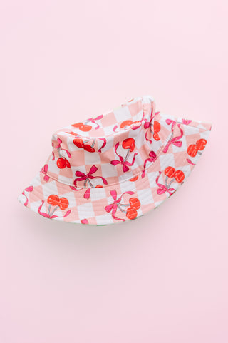 CHERRY SWEET CHECKERS DREAM BUCKET HAT