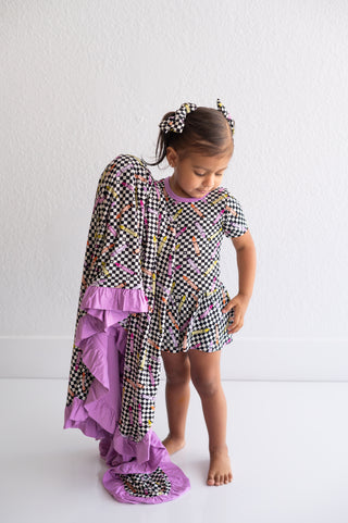 GET YOUR CRAYON ON DREAM RUFFLE BLANKET