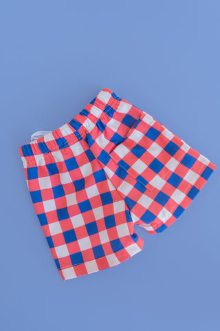 RED, WHITE & TRUMAN DREAM SWIM TRUNKS