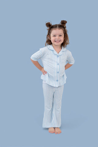 SEASIDE STRIPE DREAM GIRL'S FLARE SET