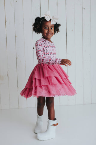 PINK LITTLE CHRISTMAS DREAM TUTU DRESS