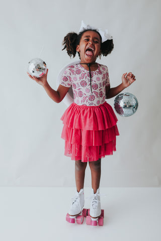 LET'S GO GIRLZzz DREAM SHORT SLEEVE TUTU DRESS