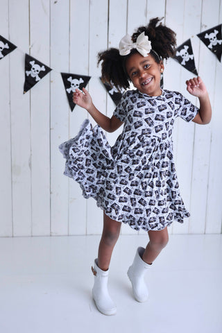 PIRATE CREW DREAM RUFFLE DRESS