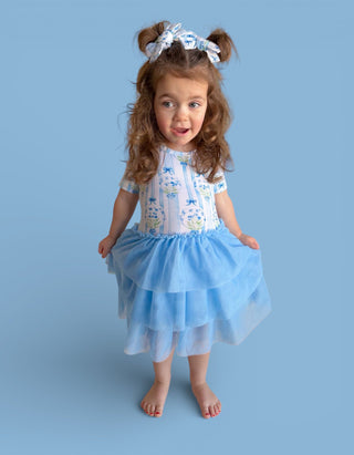 HEIRLOOM BLUE BLOOMS DREAM TUTU DRESS