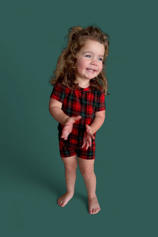 TARTAN CHEER DREAM SHORT SET