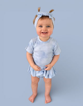 BLUE HAZE DREAM BODYSUIT DRESS