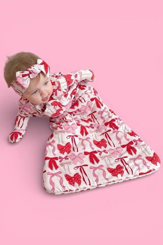 BE MINE BOWS DREAM SLEEP SACK