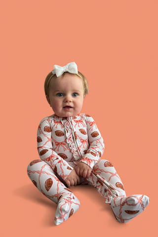 GAME DAY GLAM DREAM RUFFLE ROMPER