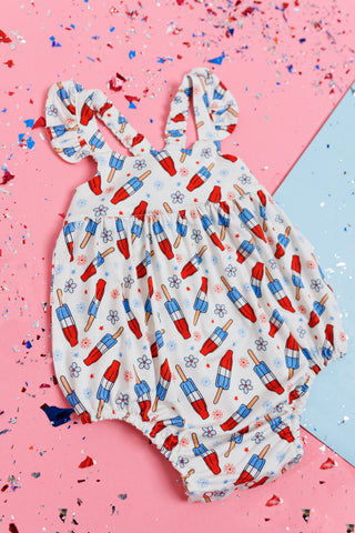 LITTLE MISS FIRECRACKER DREAM BUBBLE ROMPER