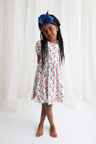 LITTLE MISS FIRECRACKER DREAM RUFFLE DRESS